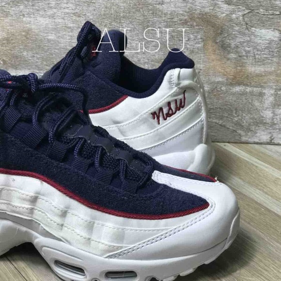 Sold out Nike Air Max 95 LX White Blue W - Picture 2 of 7